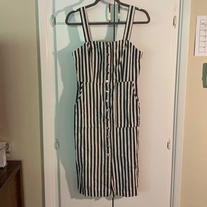 stripped forever 21 dress. size medium